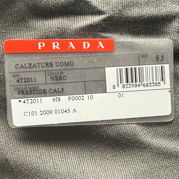 PRADA Black Leather Men\'s Chelsea Boots main image 6